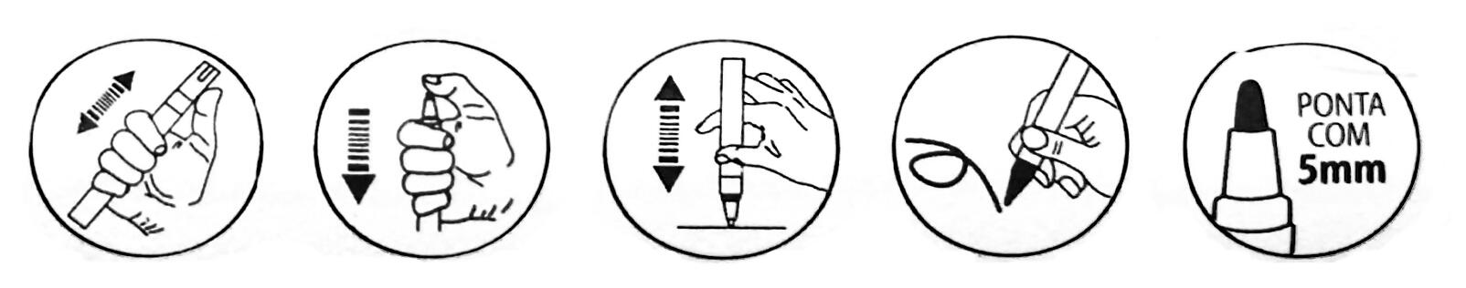 Marcador Acrilpen +Plus Branco Como usar o Marcador Branco