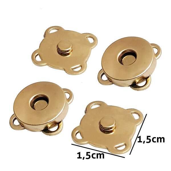 Botao-Magnetico-15mm-Circulo-6un-Ouro