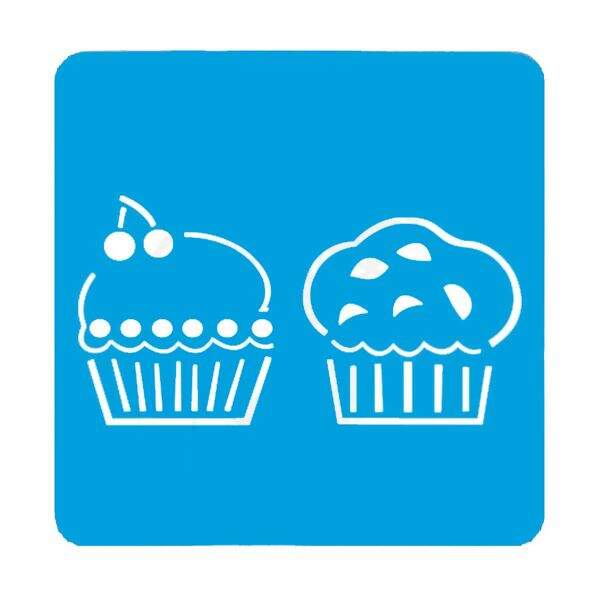 Stencil-Acrilex-1226-Cupcake-1