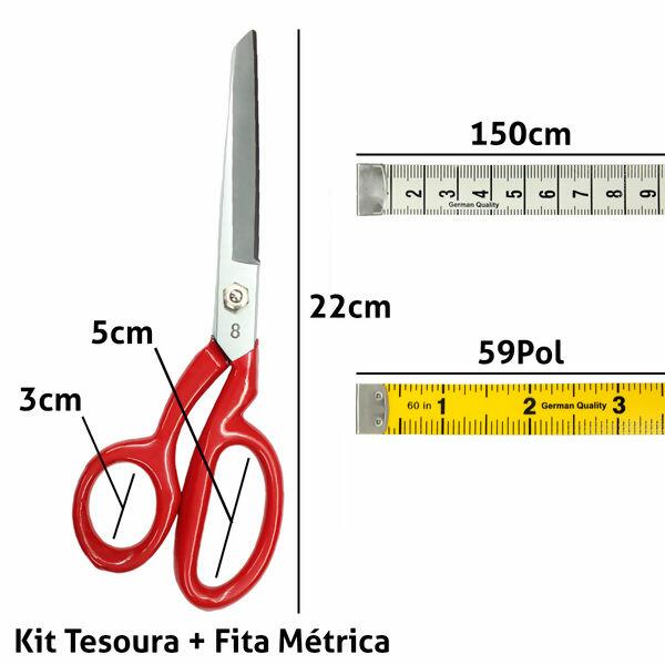 Tesoura-Alfaiate-N8-Lanmax-Medida1