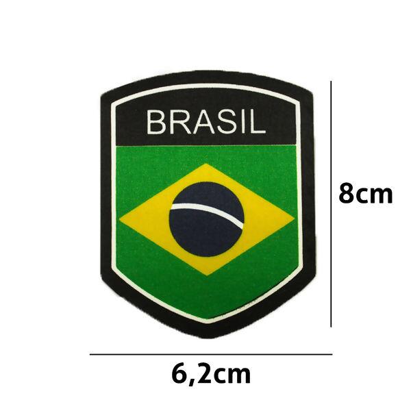 Bandeirabrasilpreto8cmmedida