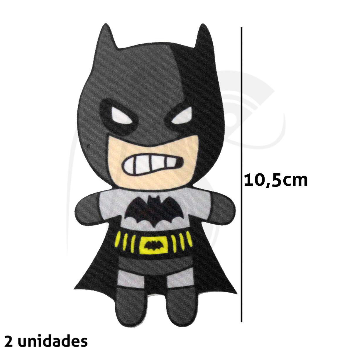 Aplique Termocolante para Roupa Batman 2un - VS0011