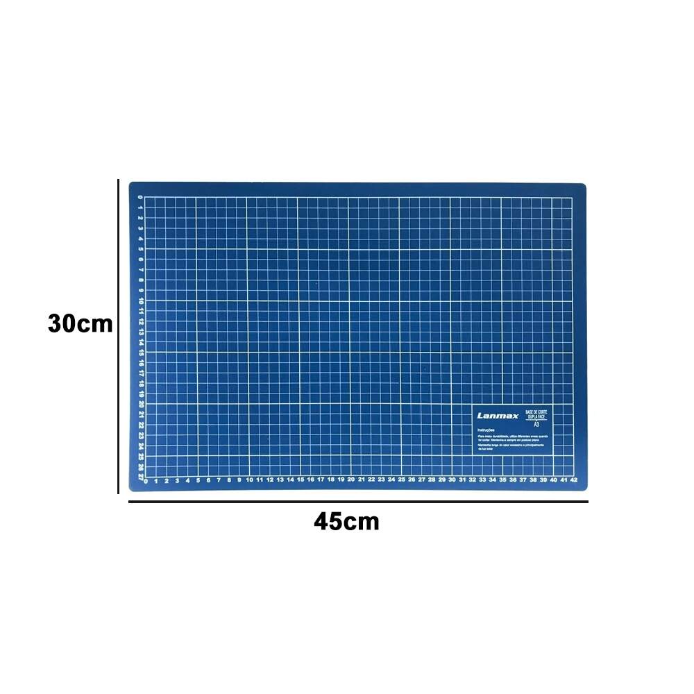 Kit Base de Corte 90x60 + Régua 15x60 + Cortador 45mm Kits Base 60x90