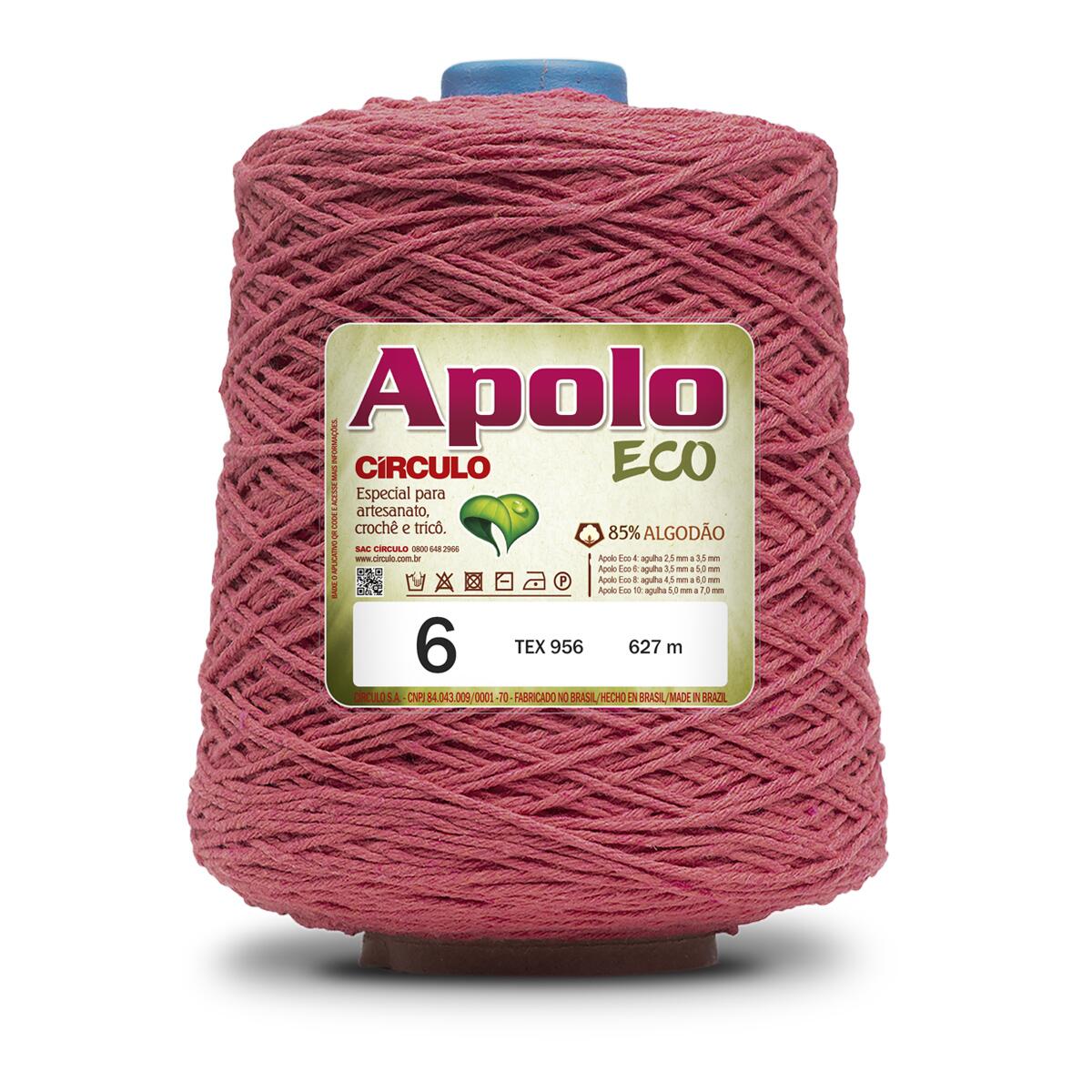 Barbante Apolo 6 Círculo 610m 600g - 010861 Brasil Copa do Mundo