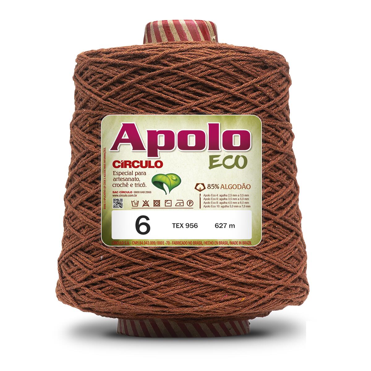 Barbante Apolo 6 Círculo 610m 600g - 010861 Brasil Copa do Mundo