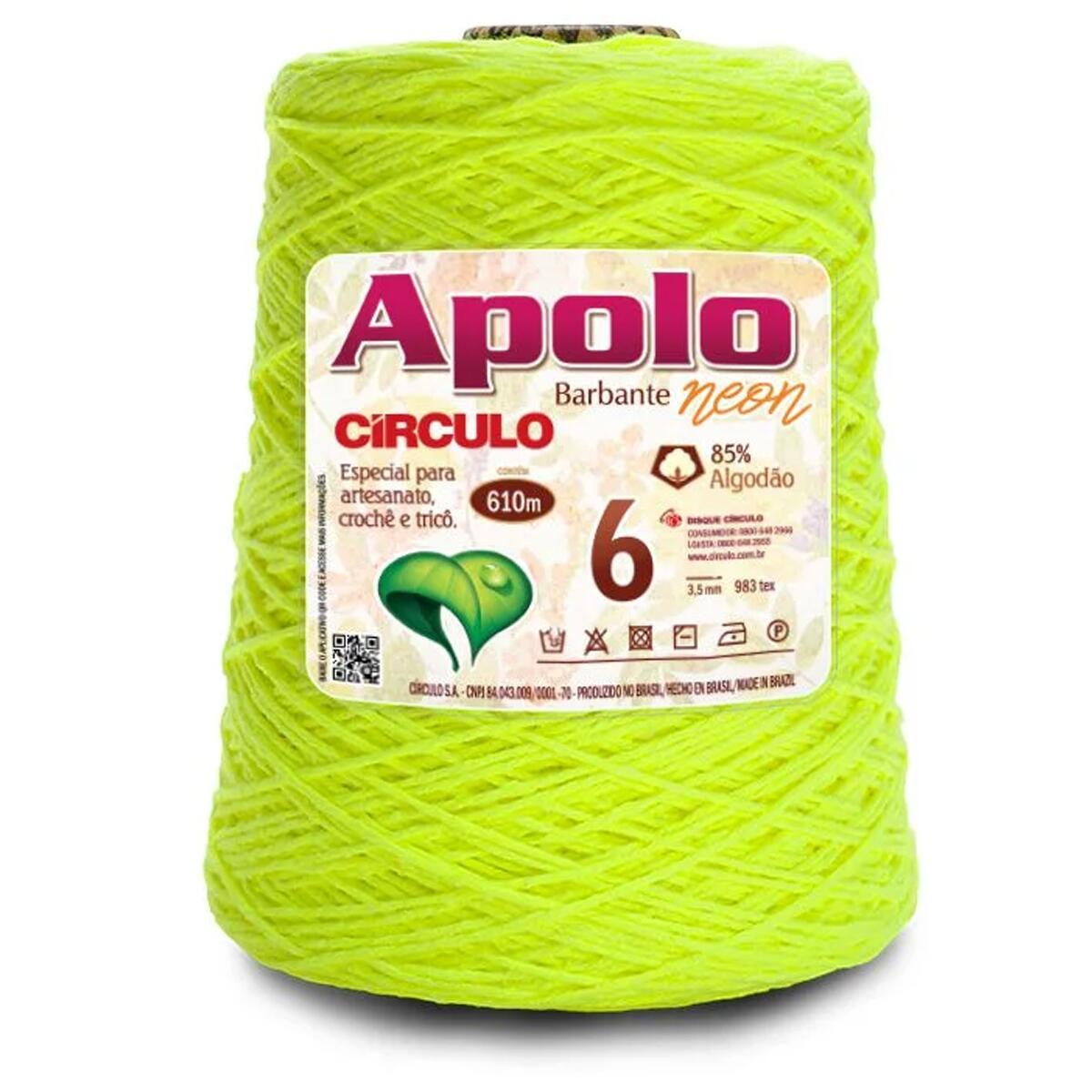 Barbante Apolo Neon 6 Círculo 600g - 018174