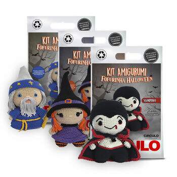 Círculo - Kit Amigurumi - Fofurinha Halloween