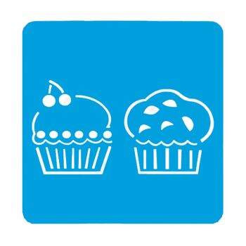 Stencil-Acrilex-1226-Cupcake-1