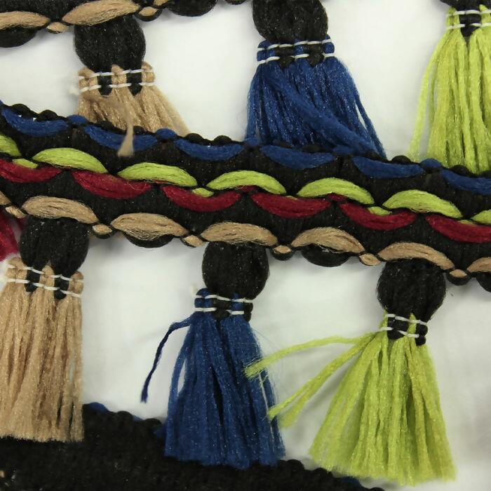 Colorido escuro detalhe pingente