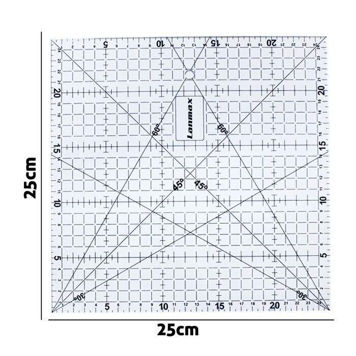 Régua para Patchwork Quadriculada 60cm - CB® ATACADO